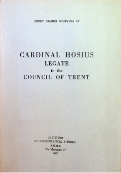 Cardinal hosius legate to the council of trent