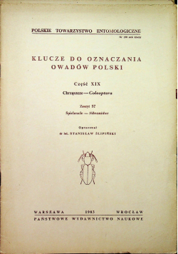 Klucze do oznaczania owadów Polski część XIX zeszyt 57