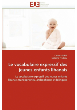 Le vocabulaire expressif des jeunes enfants libanais