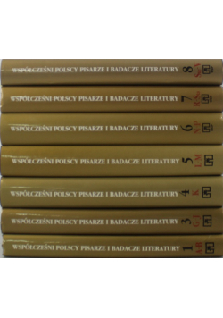 Współcześni polscy pisarze i badacze literatury 7 tomów