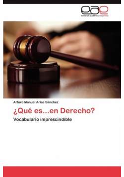 ¿Qué es...en Derecho?