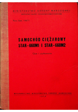 Samochód Ciężarowy Star 660M1 i Star 660M2