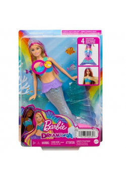 Barbie Malibu. Syrenka migoczące światełka