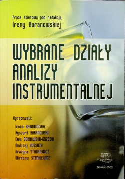 Wybrane działy analizy instrumentalnej