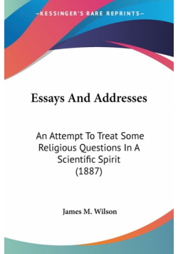 Essays And Addresses