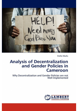 Analysis of Decentralization and Gender Policies in Cameroon