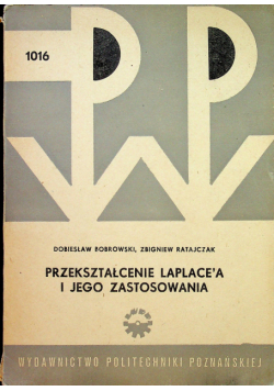 Przekształcenie laplacea i jego zastosowania