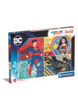 Puzzle 3x48 Super Kolor DC Comics