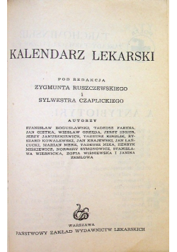 Kalendarz lekarski