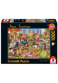 Puzzle PQ 1000 Steve Sundram Psie szaleństwo G3