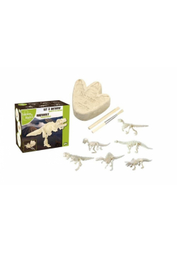 Duża figurka dinozaura - wykopalisko odcisk MIX