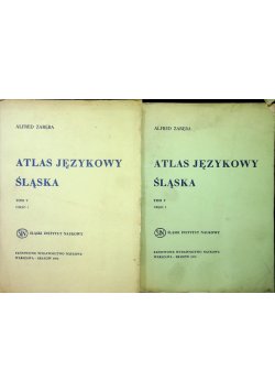 Atlas językowy Śląska Tom V część 1 i 2