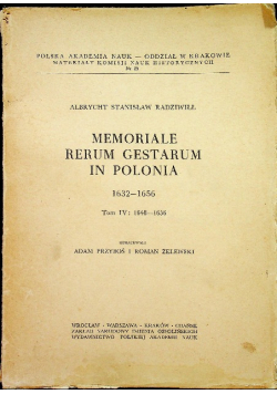 Memoriale rerum gestarum in Polonia 1632-1656