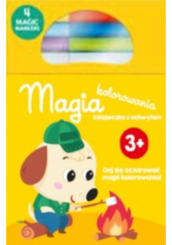 Kolorowanka z magicznymi flamastrami 3+ żółta