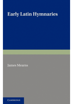 Early Latin Hymnaries