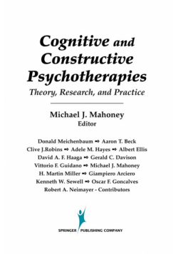 Cognitive and Constructive Psychotherapies