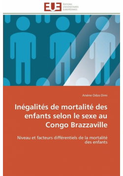 Inégalités de mortalité des enfants selon le sexe au congo brazzaville