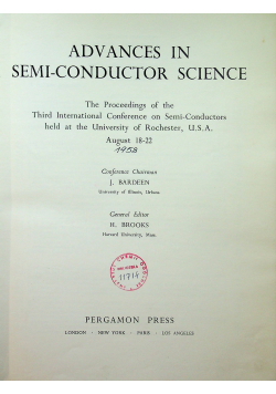 Advances in semiconductor science