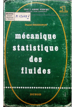 Mecanique statistique des fluides
