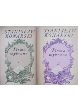 Konarski pisma wybrane Tom I i II