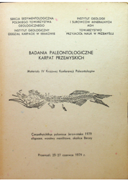 Badania paleontologiczne Karpat Przemyskich