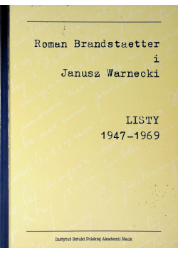 Brandstaetter Listy 1947 - 1969