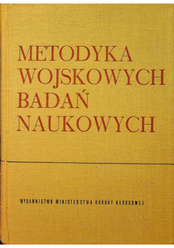 Metodyka wojskowych badań naukowych