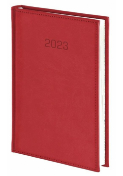 Kalendarz 2023 A4 Tygodniowy Vivella czerwony