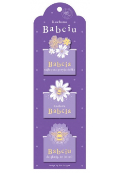 Zestaw zakładek Bees-Babcia
