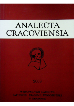 Analecta Cracoviensia 2008