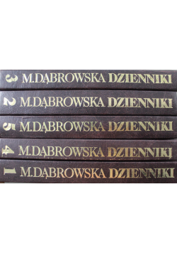 Dąbrowska Dzienniki 5 tomów