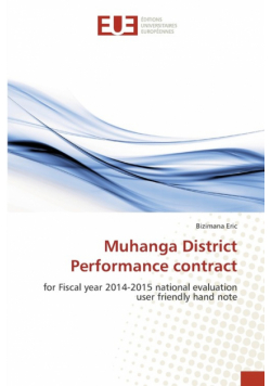 Muhanga District Performance contract