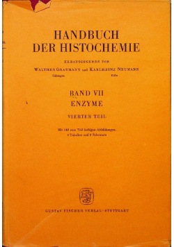 Handbuch der Histochemie band VII część 4