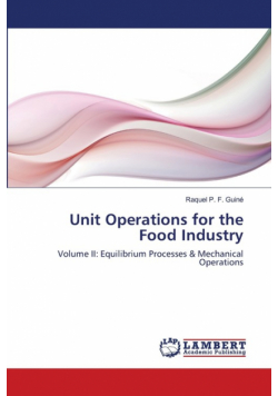 Unit Operations for the Food Industry