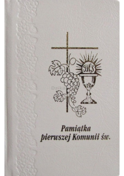 Pamiątka pierwszej Komunii św Jezus Maryja Józef modlitewnik i śpiewnik