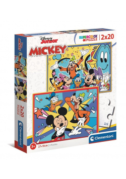 Puzzle 2x20 Super Kolor Mickey