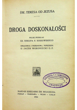 Droga Doskonałości 1924 r.