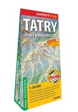 Comfort! map Tatry 1:28 000 laminat w.2022