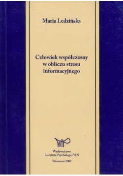 Człowiek współczesny w obliczu stresu informacyjnego