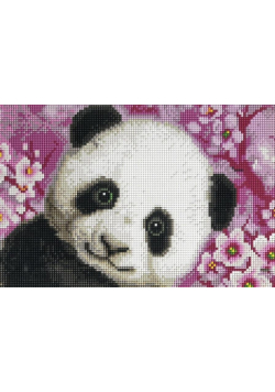 Diamentowa mozaika - Panda 20x30cm
