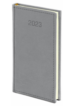 Kalendarz 2023 A6 Tygodniowy Vivella szary