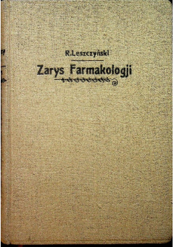 Zarys farmakologji 1931 r.