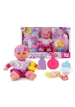 Lalka bobas z akcesoriami pielęgnacyjnymi 32 cm