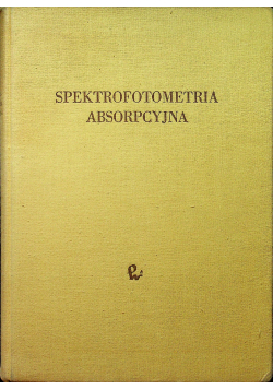 Spektrofotometria absorpcyjna