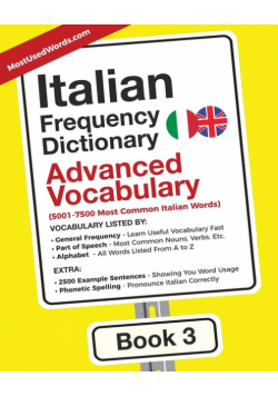 Italian Frequency Dictionary - Advanced Vocabulary