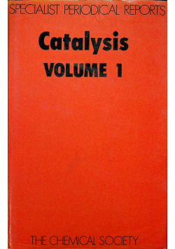 Catalysis volume 1