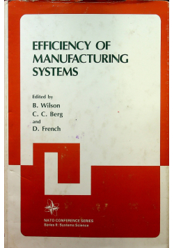 Efficiency of manufacturing systems
