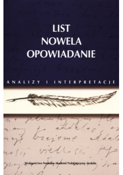 List nowela opowiadanie