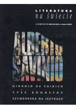 Literatura na świecie- Alberto Savinio