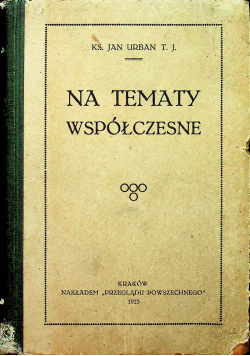 Na tematy współczesne 1923 r.